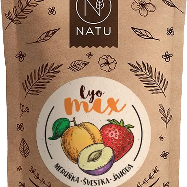 NATU Lyo mix meruňka a švestka 35 g