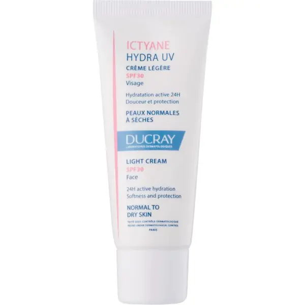 Ducray Ictyane lehký krém pro normální až suchou pleť SPF 30 40 ml