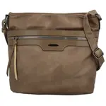 Dámská crossbody kabelka taupe - Firenze Shira