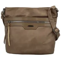 Dámská crossbody kabelka taupe - Firenze Shira