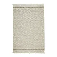 Linea Natura RUČNĚ TKANÝ KOBEREC, 70/130 cm, barvy stříbra, béžová