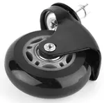 MERCURY Kolečko Premium design černé, pogumované, průměr 65 mm, čep 11 mm