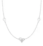 Preciosa Romantický stříbrný náhrdelník Clarity s kubickou zirkonií Preciosa 5386 00