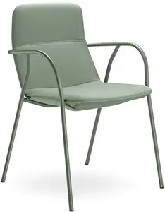 LD SEATING Konferenční křeslo FLEXI LIGHT, CHL-N12, zelená podnož