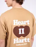 Tričko Carhartt WIP S/S Heart II Hartt T-Shirt Dusty H Brown