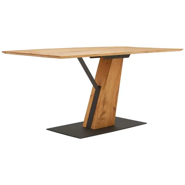 MID.YOU JÍDELNÍ STŮL, dub, přírodní barvy, černá, 160/90/76 cm