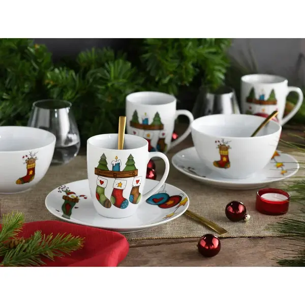 Creatable KOMBINOVANÁ SOUPRAVA, 30dílné, porcelán