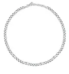 Morellato Půvabný ocelový náhrdelník s krystaly Poetica SAUZ27