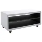 NÍZKÁ KOMODA, černá, bílá, 79/35/39 cm