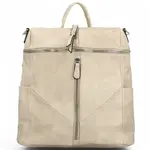 Trendy dámský koženková batoh Lively, béžový