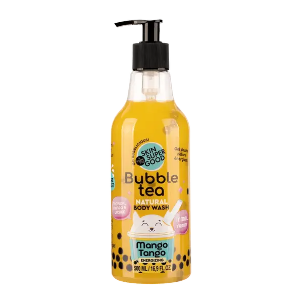 ORGANIC SHOP SKIN SUPER GOOD Bubble Tea Energizující sprchový gel Mango Tango 500 ml