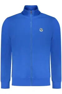 Modrá pánska mikina na zips
