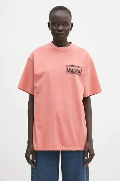 Bavlněné tričko Aries Aged Ancient Temple SS Tee