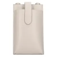 Dámská kožená kabelka na mobil a doklady Italia Dita - šedá