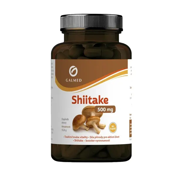 Shiitake 500mg 90 kapslí Galmed