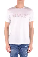 Bílé tričko Dondup s potiskem