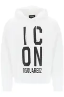 Biela mikina Dsquared2 s kapucňou