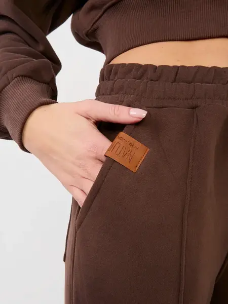 Hnedá tepláková súprava