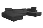 Sedací souprava Lars II. U FORM Provedení: Levá U, látka: Logan Black