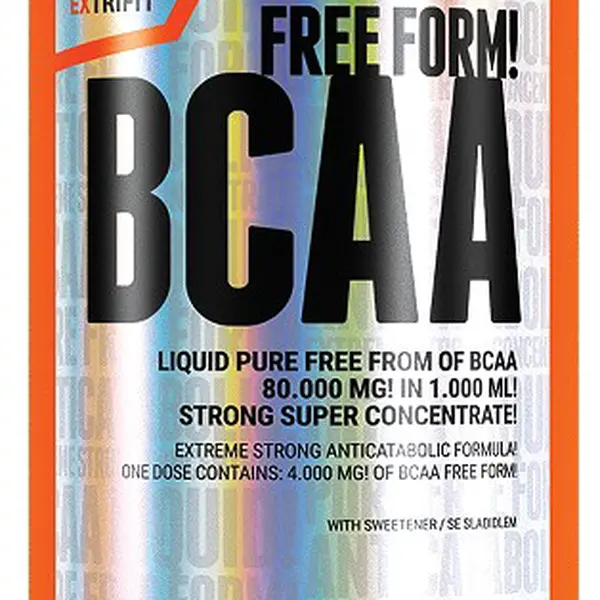 EXTRIFIT BCAA 80000 Liquid  zelené jablko 1000 ml