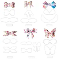 6 Sets 6 Styles Plastic Clay Pressed Molds