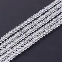 Transparent Glass Beads Strands