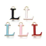 Rack Plating Alloy Enamel Pendants