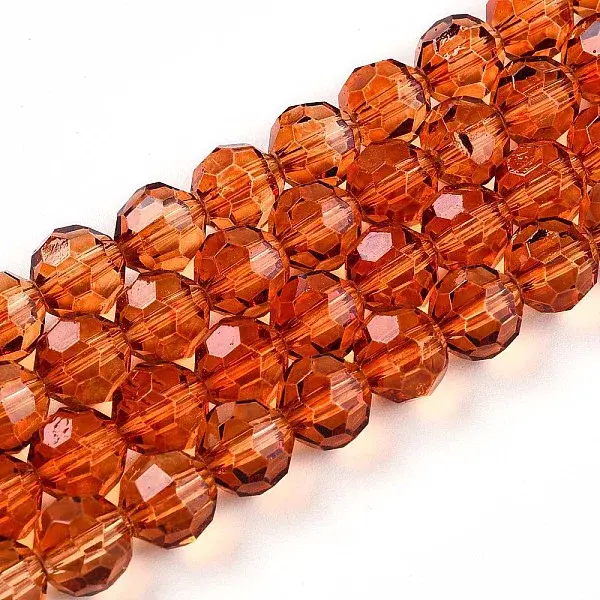 Baking Paint Transparent Glass Beads