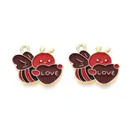 Valentine's Day Alloy Enamel Pendants