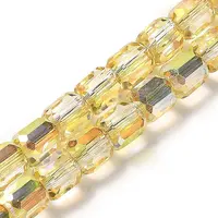 Electroplate Glass Beads Strands
