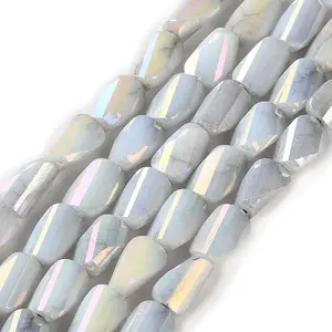 Ombre Effect Dyed Glass Beads Strands