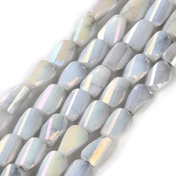 Ombre Effect Dyed Glass Beads Strands