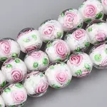 Handmade Foil Glass Beads Strands