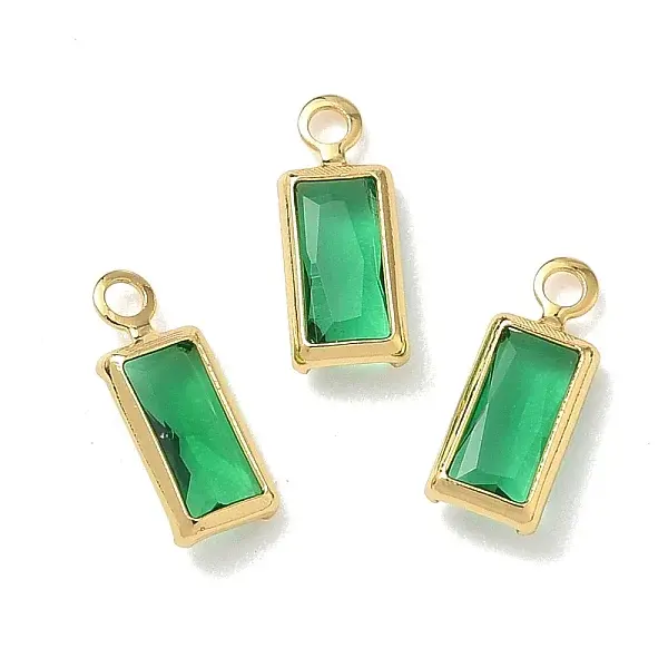 Brass Glass Charms