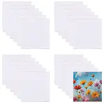 Square Wood Painting Linen Panels