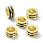 Eco-Friendly Brass Enamel European Beads