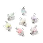 Acrylic & Tibetan Style Alloy Pendants