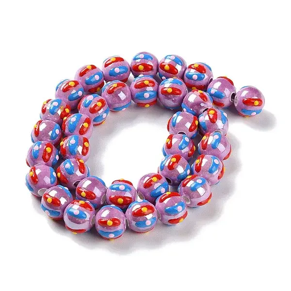 Handmade Porcelain Beads Strands