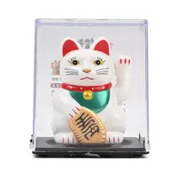 ABS Plastic Solar Powered Maneki-neko Figurines