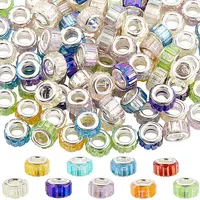 120Pcs Resin European Beads