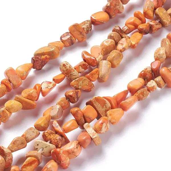 Natural Imperial Jasper Bead Strands