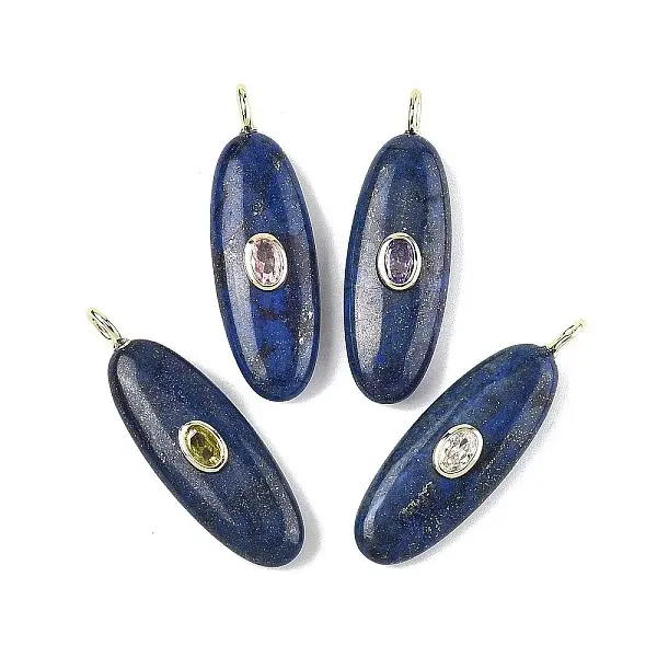 Dyed Natural Lapis Lazuli Pendants
