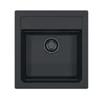 Alveus Atrox - Granitový drez 47x50 cm, deep black 1149200