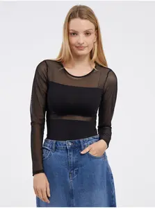 Černá halenka s dlouhými rukávy