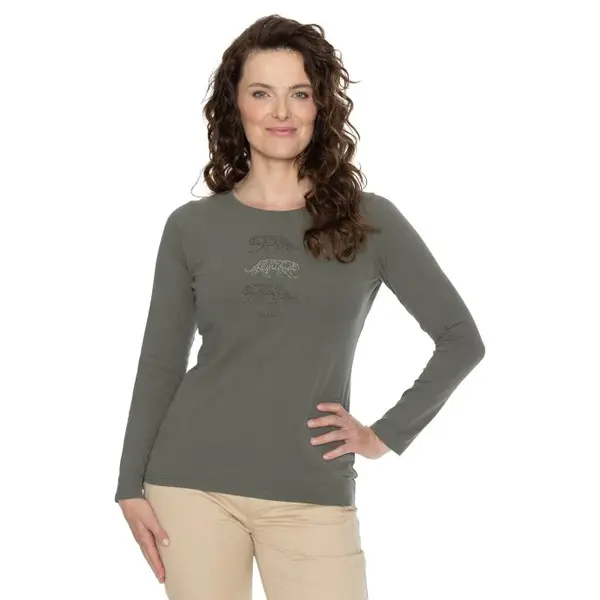 Bushman Dámske tričko Wagga, khaki XXXL