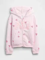 Detská mikina GAP s kapucňou a logom