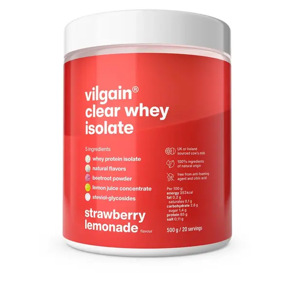 Vilgain Clear Whey Isolate Strawberry lemonade