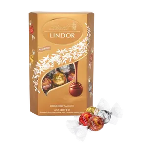 LINDT Lindt Lindor čokoládové pralinky směs zlatý mix 337 g