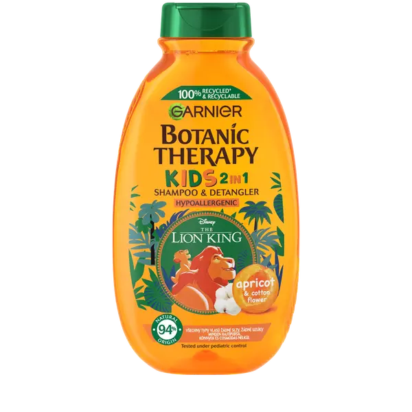 GARNIER Botanic Therapy Disney Kids 2v1 šampon & kondicionér Lví král, Meruňka 400 ml