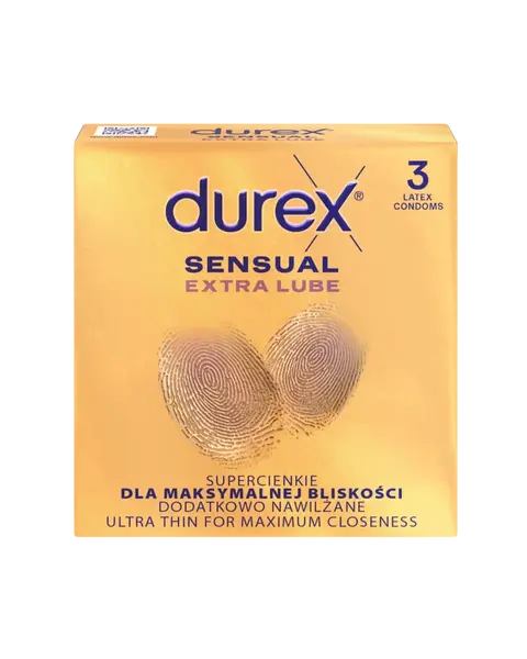 DUREX Sensual Extra Lube 3 ks